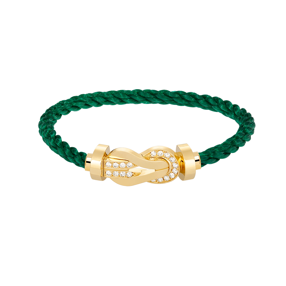 [Angela Jewellery]CHANCE LARGE 8 FIGURE BUCKLE HALF DIAMOND BRACELET GOLD
