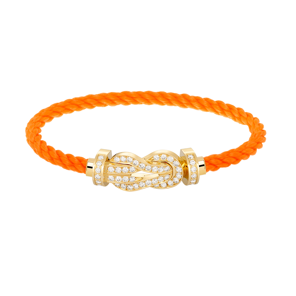 [Angela Jewellery]CHANCE LARGE 8 FIGURE BUCKLE FULLDIAMOND BRACELET GOLD