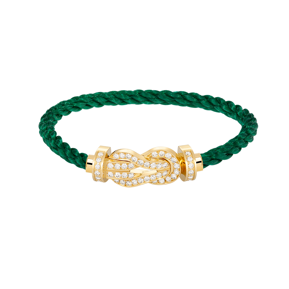 [Angela Jewellery]CHANCE LARGE 8 FIGURE BUCKLE FULLDIAMOND BRACELET GOLD
