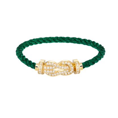 [Angela Jewellery]CHANCE LARGE 8 FIGURE BUCKLE FULLDIAMOND BRACELET GOLD