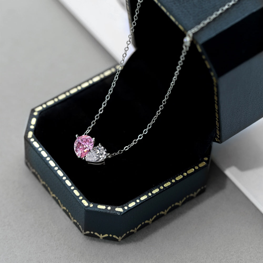 Angela Jewelry]Unique Heart Shape Necklace