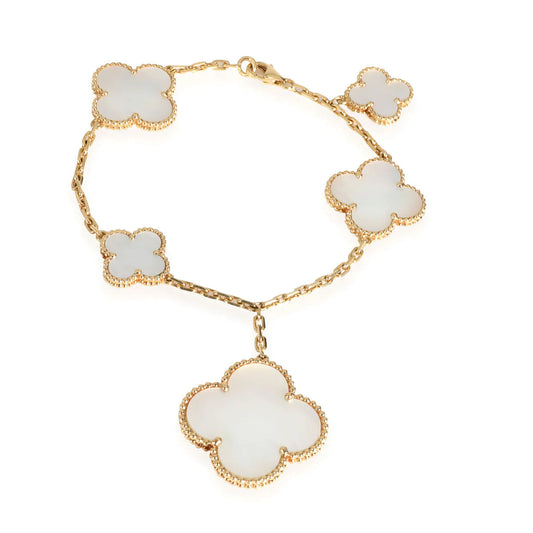 [Angela Jewellery]MAGIC CLOVER MOP GOLD BRACELET 5 MOTIFS