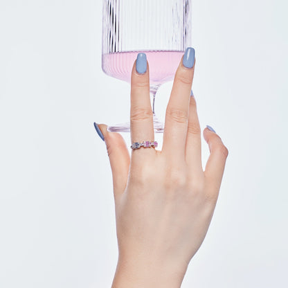 Angela Jewelry]Unique Colorful Emerald Cut Party Ring