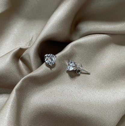Angela Jewelry]Dainty Round Shape Earrings