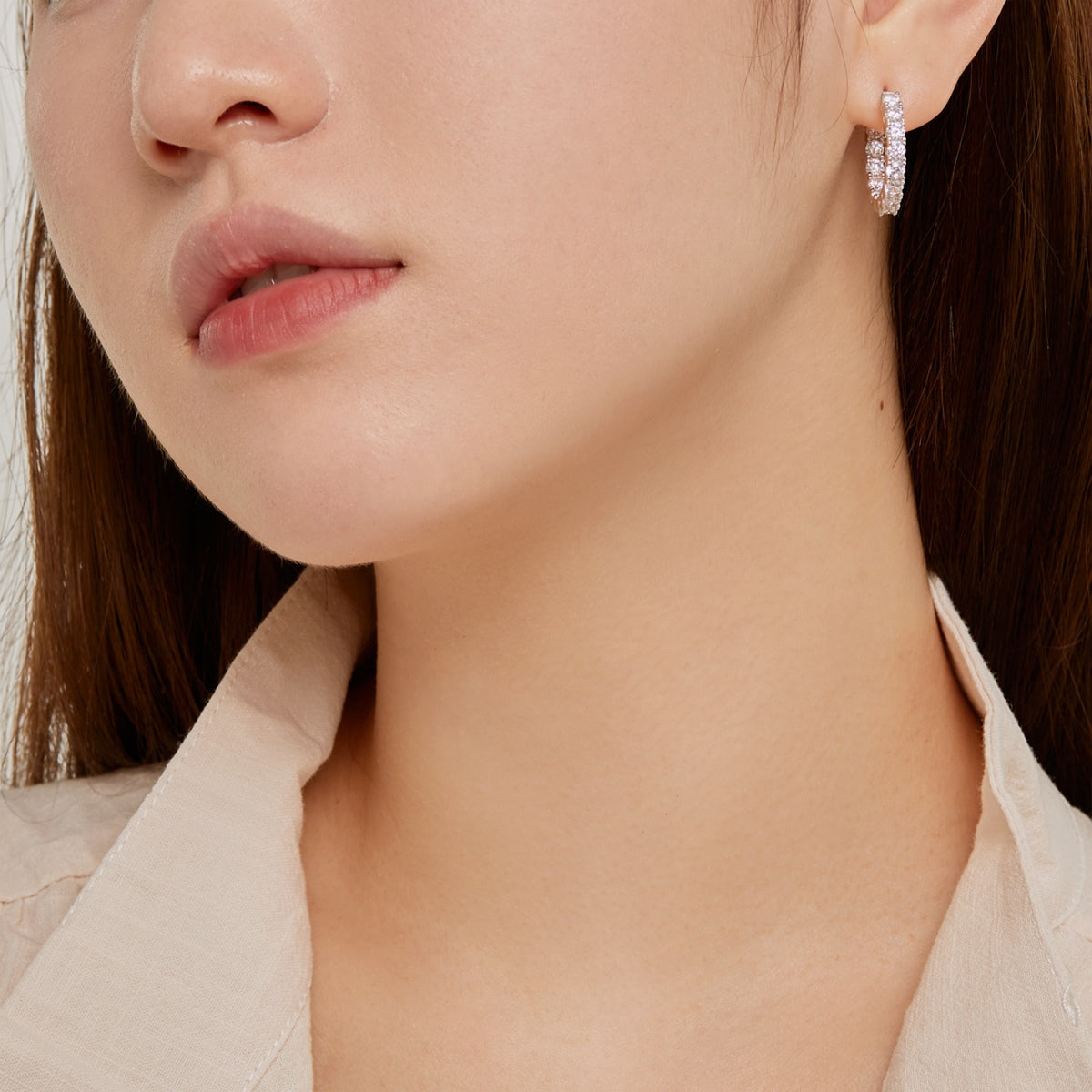 Angela Jewelry]Unique Round Cut Daily Earrings