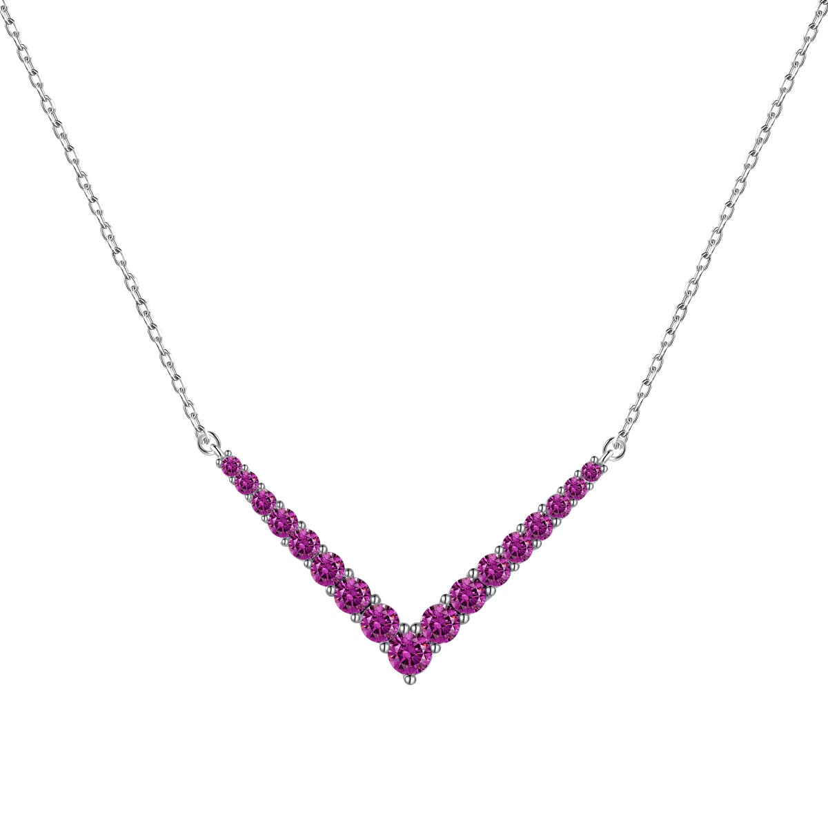 Angela Jewelry]Ornate Round Cut Necklace