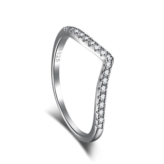 Angela Jewelry]Elaborate Tennis Band Ring