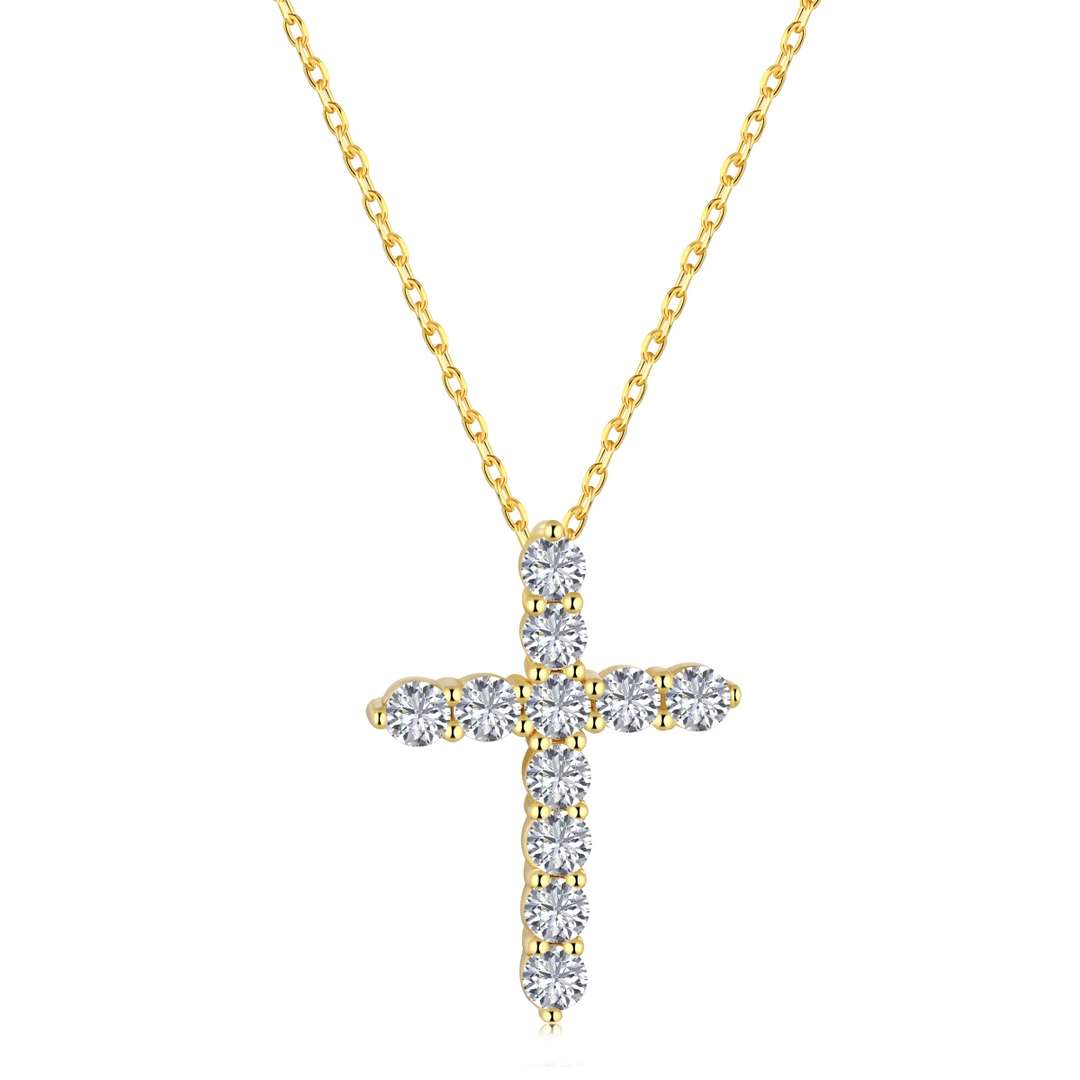 Angela Jewelry]Unique Cross Shape Necklace