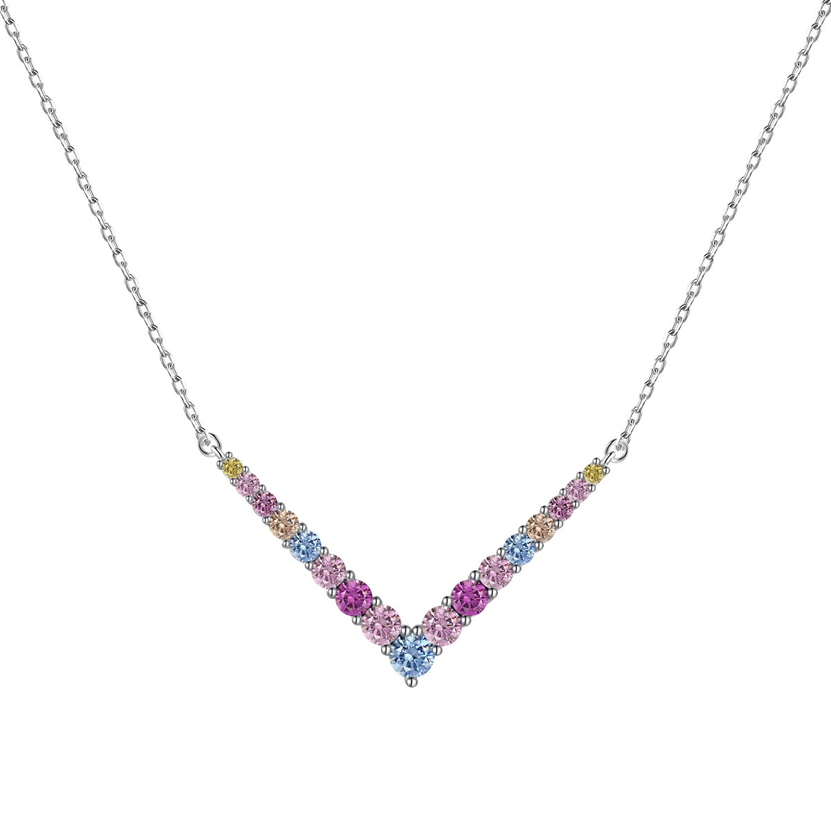 Angela Jewelry]Ornate Round Cut Necklace
