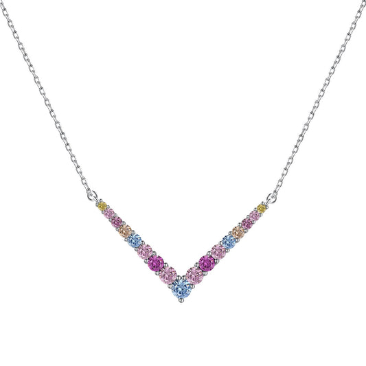 Angela Jewelry]Ornate Round Cut Necklace