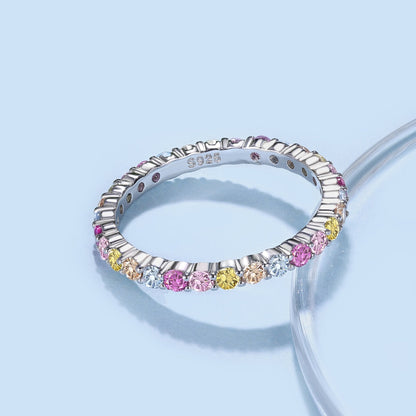 Angela Jewelry]Elegant Vivid Round Cut Daily Ring