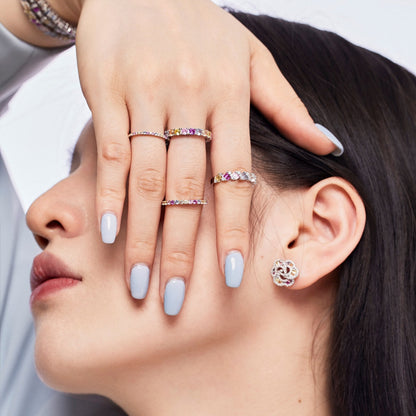 Angela Jewelry]Dazzling Resplendent Round Cut Party Ring