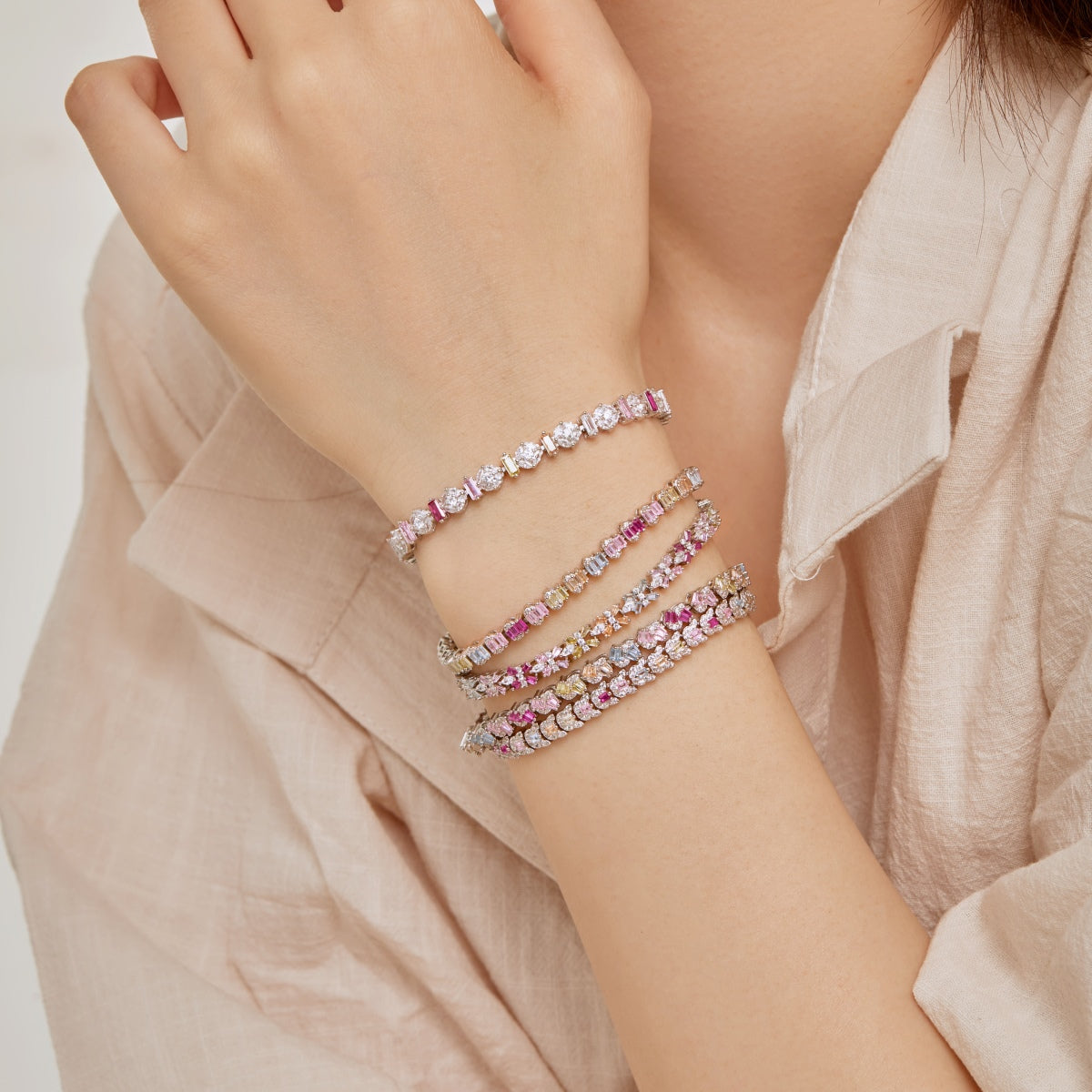 Angela Jewelry]Unique Colorful Butterfly Shape Party Bracelet