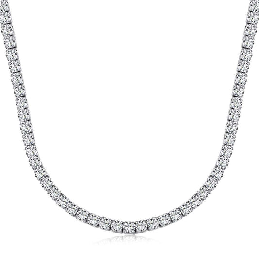 Angela Jewelry]Elegant Tennis Chain Necklace