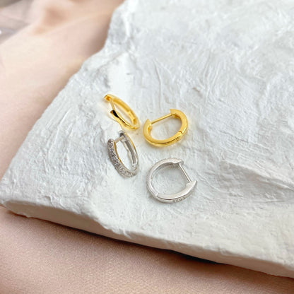 Angela Jewelry]Circle Versatile Earrings