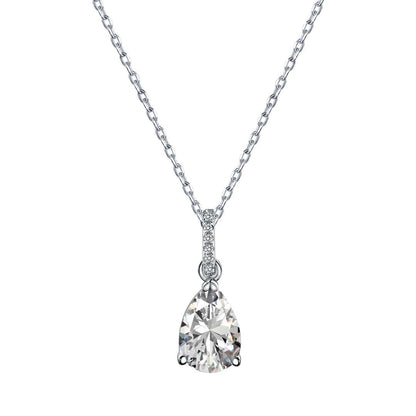 Angela Jewelry]Delicate Water Drop Shape Fashion Necklace