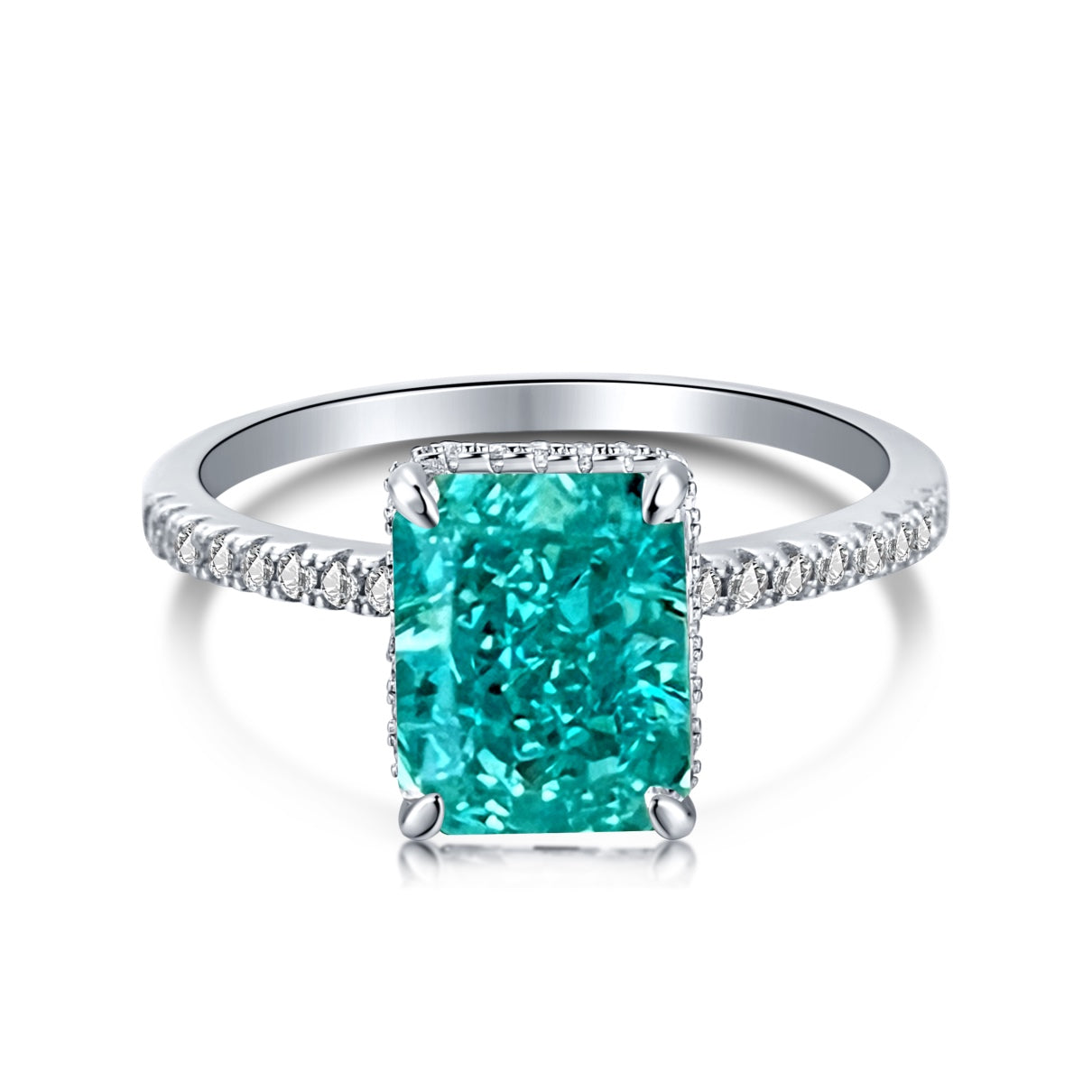 Angela Jewelry]4.0 Carat Luxurious Engagement Ring