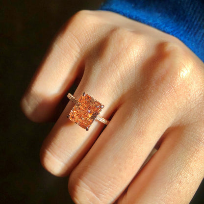 Angela Jewelry]4.0 Carat Luxurious Engagement Ring