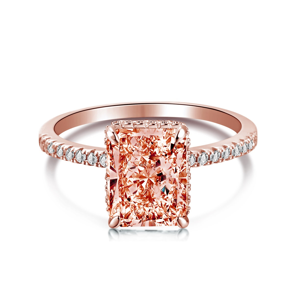 Angela Jewelry]4.0 Carat Luxurious Engagement Ring