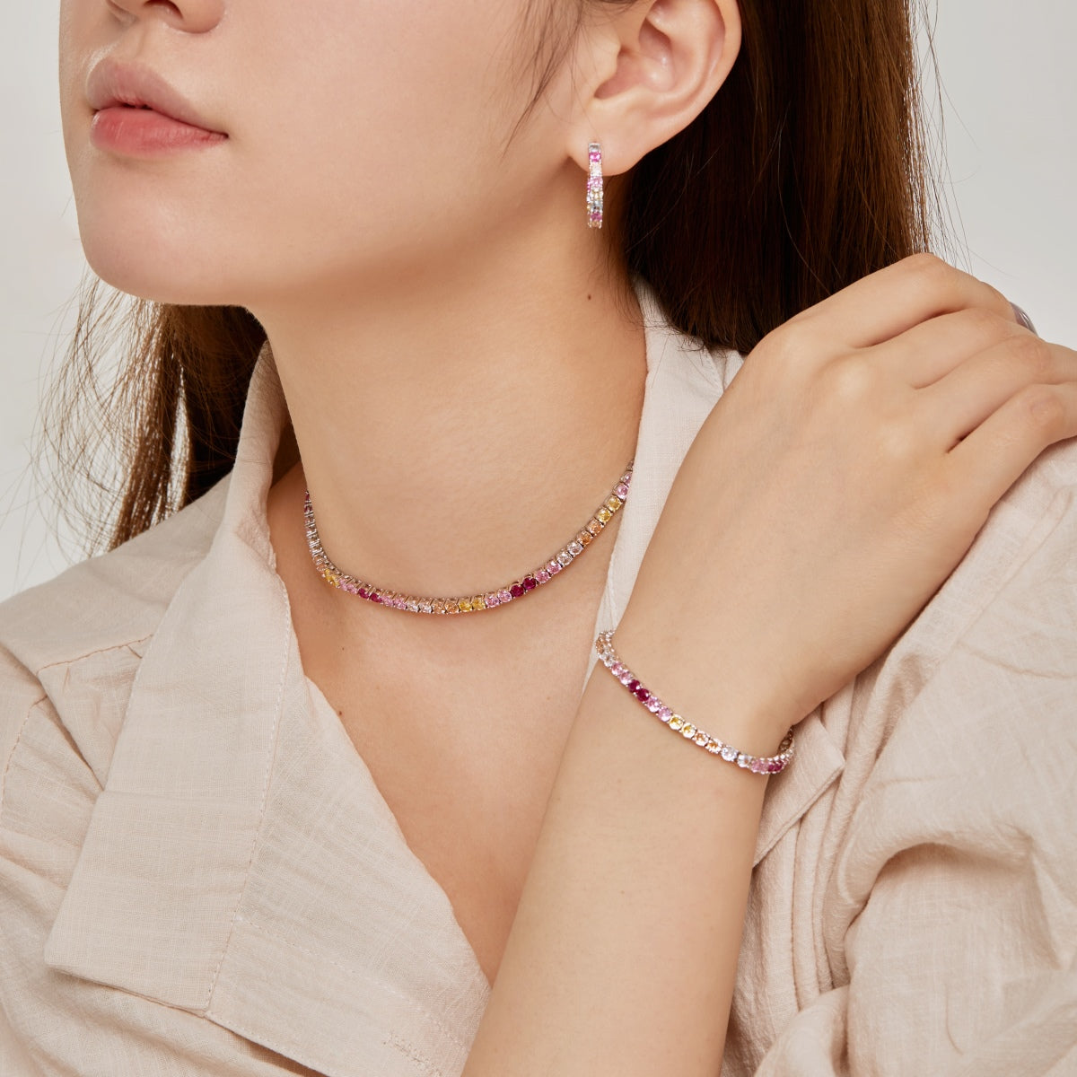 Angela Jewelry]Unique Round Cut Daily Earrings