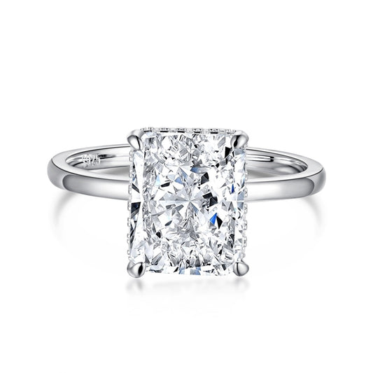 Angela Jewelry]4.0 Carat Ornate Enchanting Radiand Cut Banquet Ring