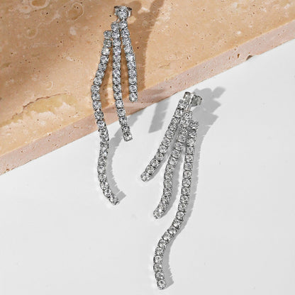 Angela Jewelry]Luxurious Dainty Banquet Earrings