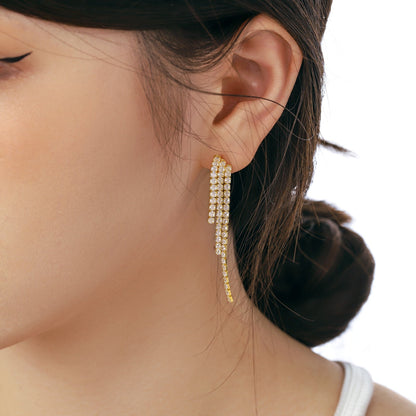 Angela Jewelry]Luxurious Dainty Banquet Earrings