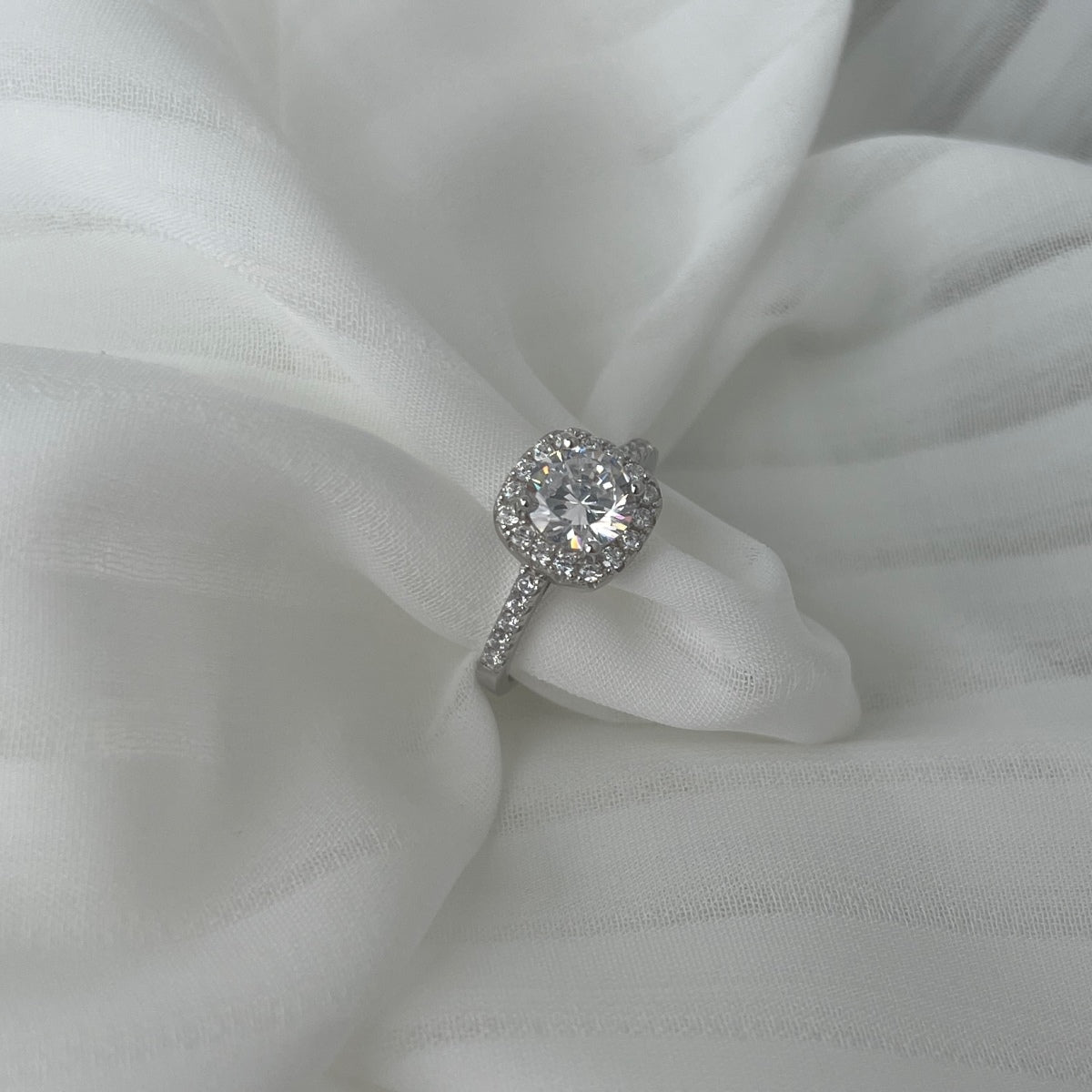 Angela Jewelry]Dazzling Resplendent Round Cut Wedding Ring