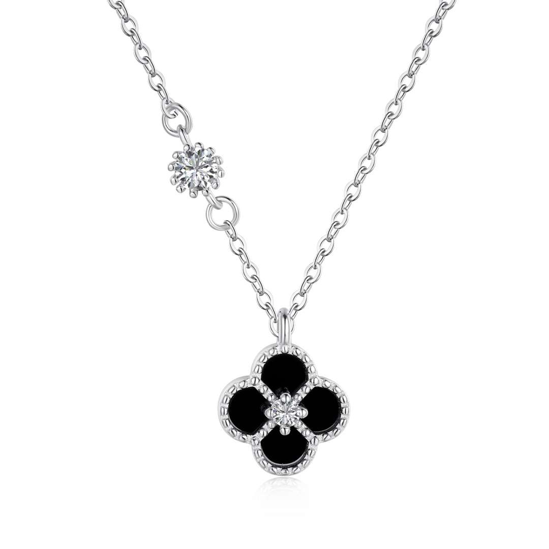 Angela Jewelry]Delicate Flower Shape Necklace
