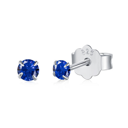 Angela Jewelry]Delicate Solitaire Earrings