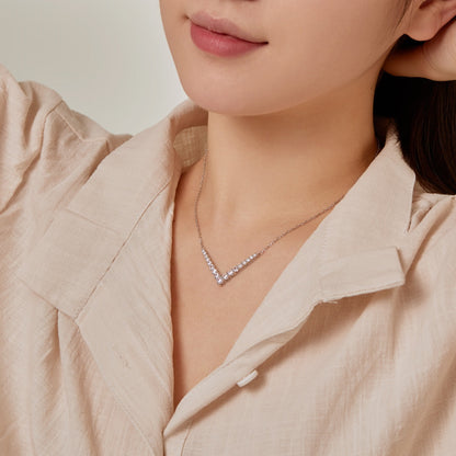Angela Jewelry]Ornate Round Cut Necklace