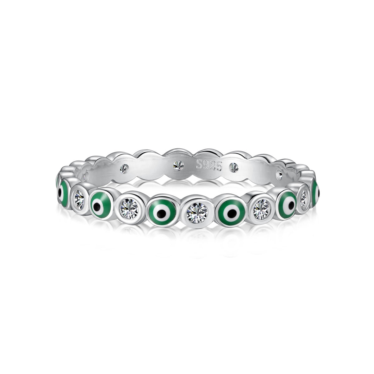 Angela Jewelry]Sparkling Vibrant Round Shape Daily Ring