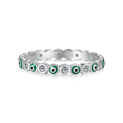 Angela Jewelry]Sparkling Vibrant Round Shape Daily Ring