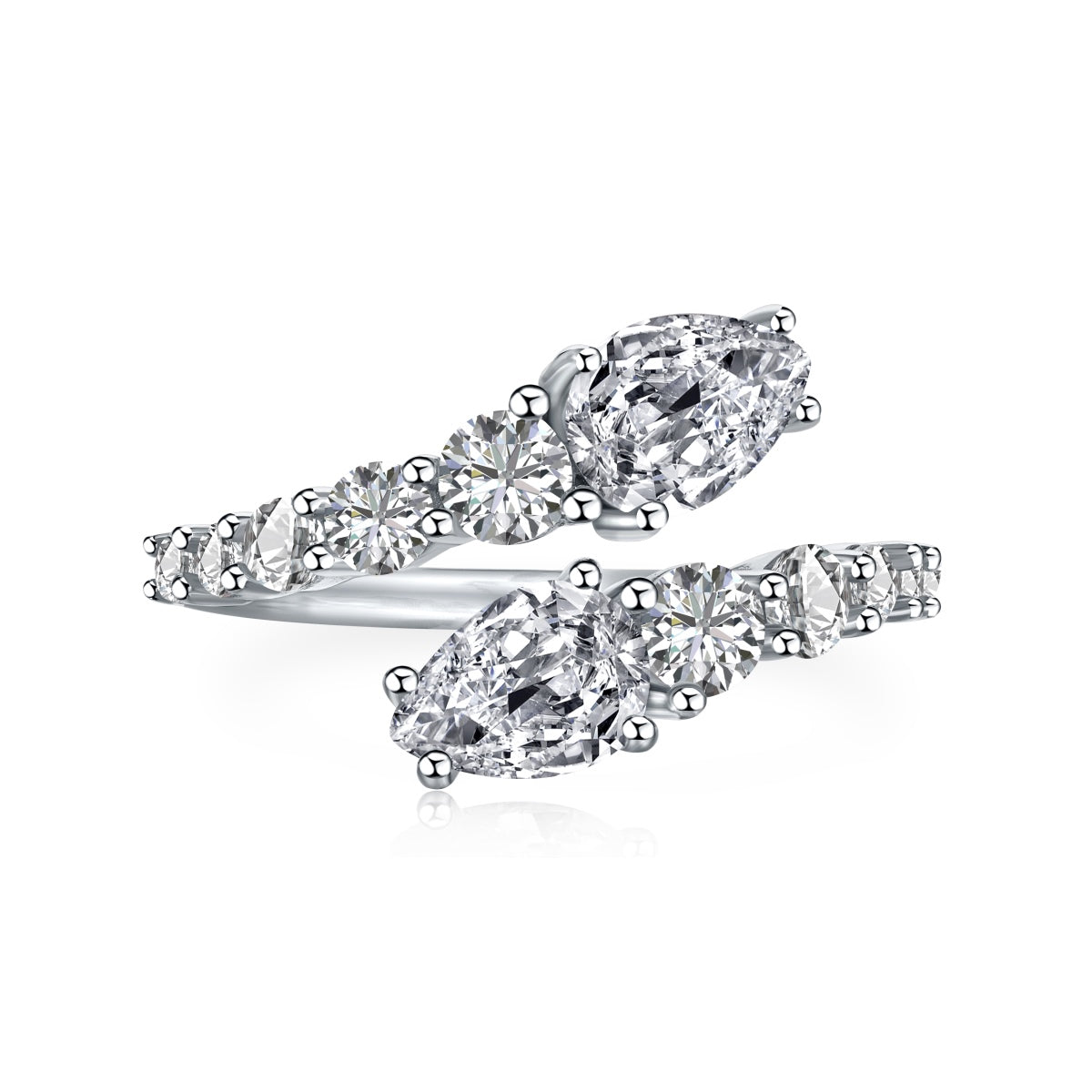 Angela Jewelry]Delicate Lively Snake Shape Daily Ring