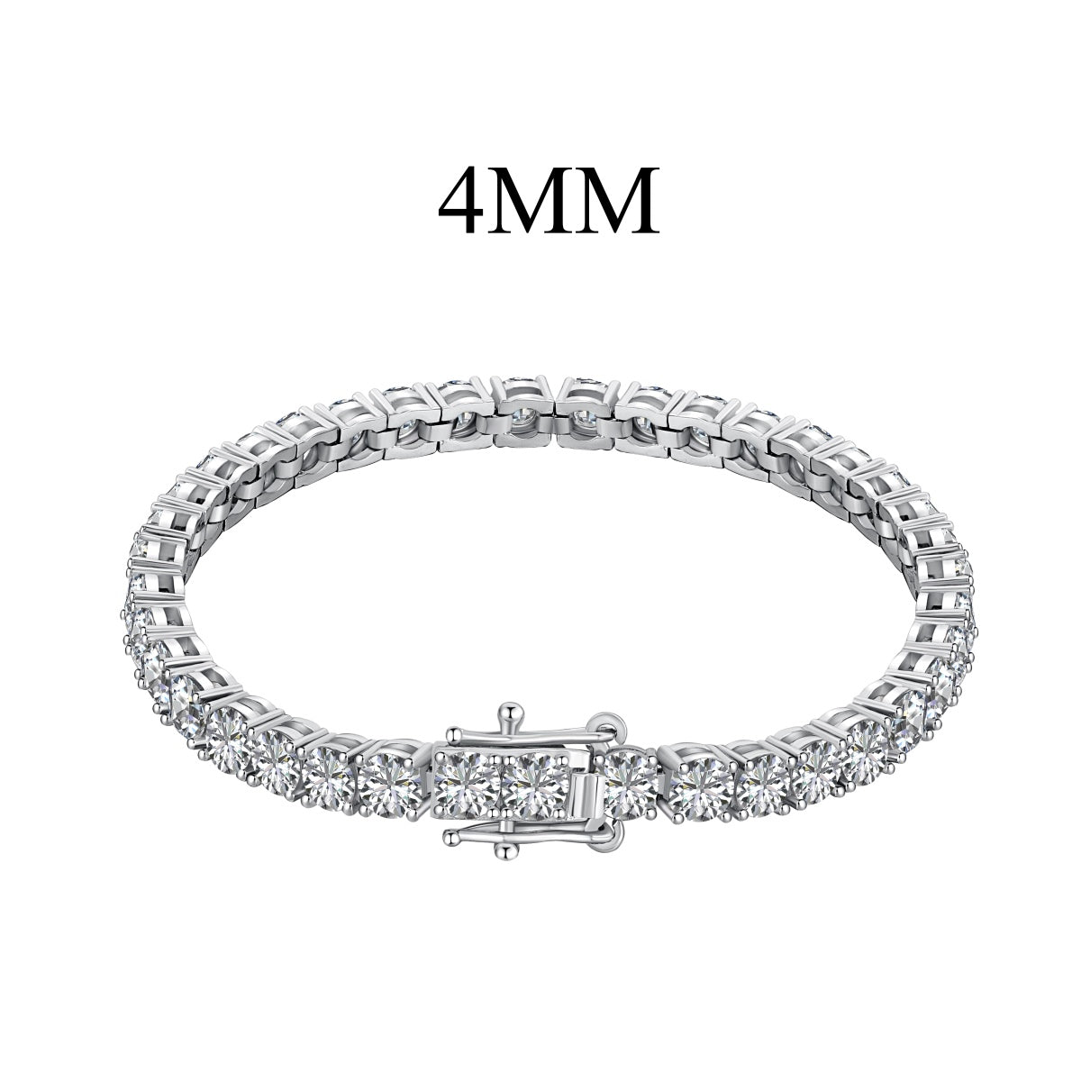 Angela Jewelry]Radiant Colorful Round Cut Party Bracelet