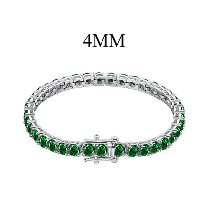 Angela Jewelry]Radiant Colorful Round Cut Party Bracelet