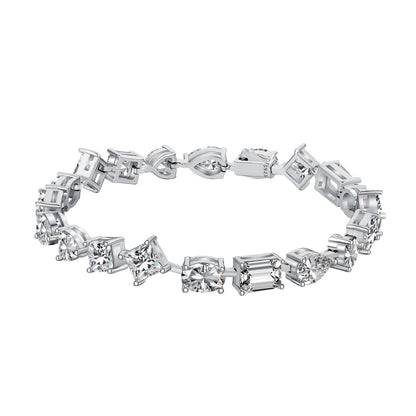 Angela Jewelry]Unique Exquisite Multi Cut Daily Bracelet