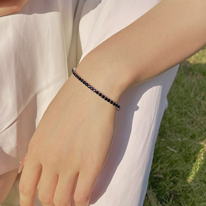 Angela Jewelry]Radiant Colorful Round Cut Party Bracelet