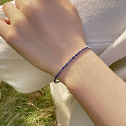 Angela Jewelry]Radiant Colorful Round Cut Party Bracelet