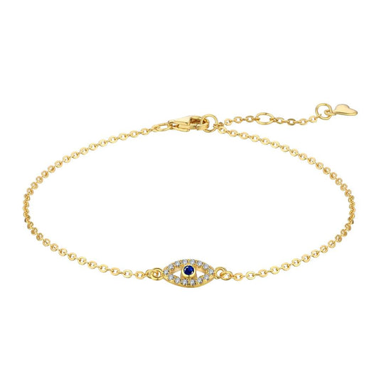 Angela Jewelry]Evil Eye Shape Necklace