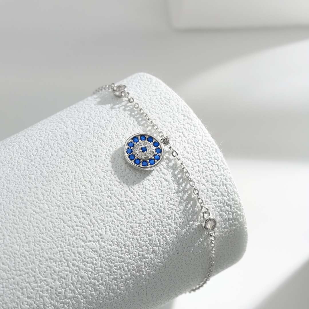 Angela Jewelry]Devil's Eye Round Shape Bracelet