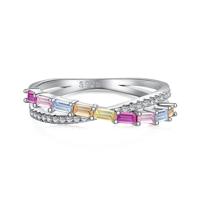 Angela Jewelry]Energetic Elegant Radiant Cut Party Ring
