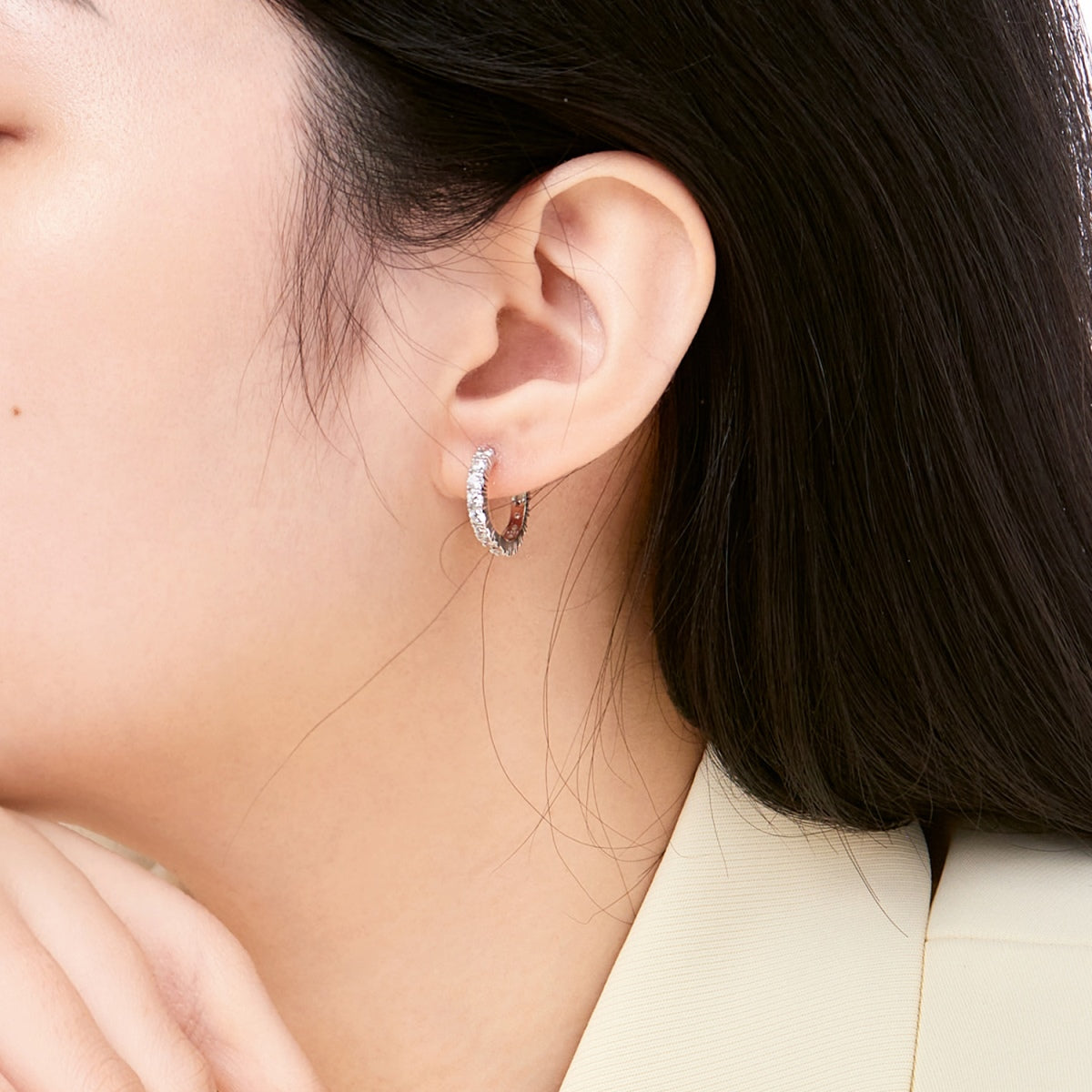 Angela Jewelry]Radiant Colorful Round Cut Earrings