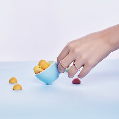 Angela Jewelry]Lively In Shades Elegant Radiant Cut Daily Ring