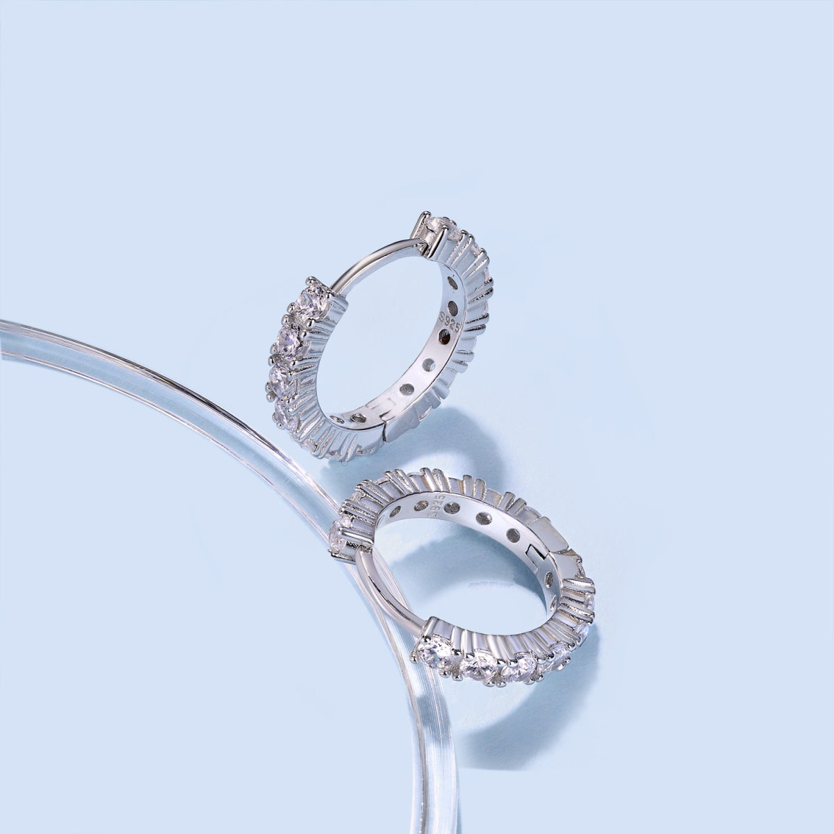 Angela Jewelry]Radiant Colorful Round Cut Earrings