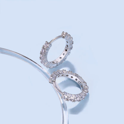 Angela Jewelry]Radiant Colorful Round Cut Earrings