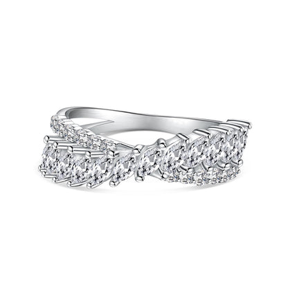 Angela Jewelry]Unique Colorful Marquise Cut Daily Ring