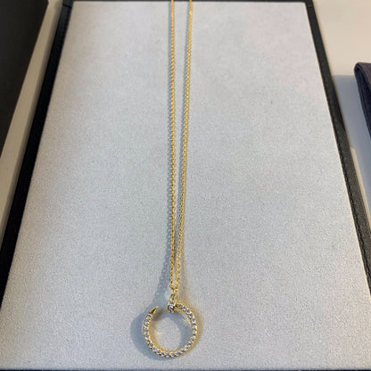 [Angela Jewellery]JUSTE NECKLACE GOLD DIAMONDS
