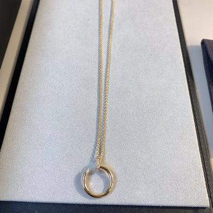 [Angela Jewellery]JUSTE NECKLACE PINK GOLD