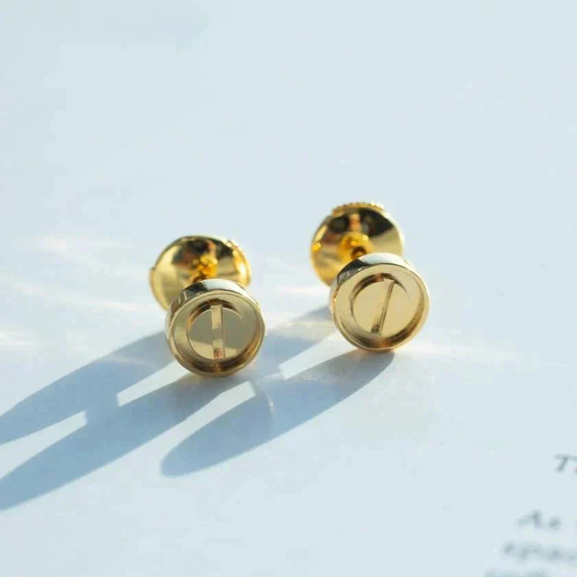 [Angela Jewellery]LOVE EARRINGS GOLD 10MM
